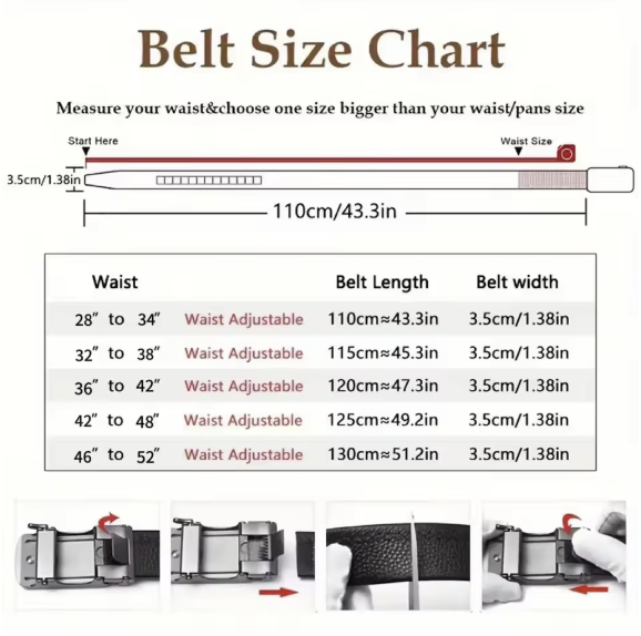 Men’s Carbon-Fiber Auto Lock Belt – Luxury Quick Release Fit