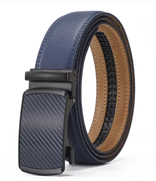 Men’s Carbon-Fiber Auto Lock Belt – Luxury Quick Release Fit