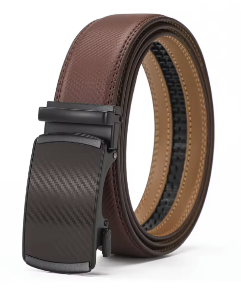 Men’s Carbon-Fiber Auto Lock Belt – Luxury Quick Release Fit