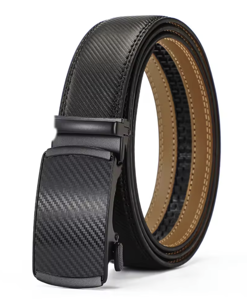 Men’s Carbon-Fiber Auto Lock Belt – Luxury Quick Release Fit